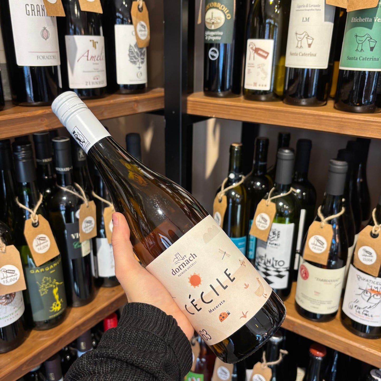 bottiglia Domach Cecile vino macerato artigianale
