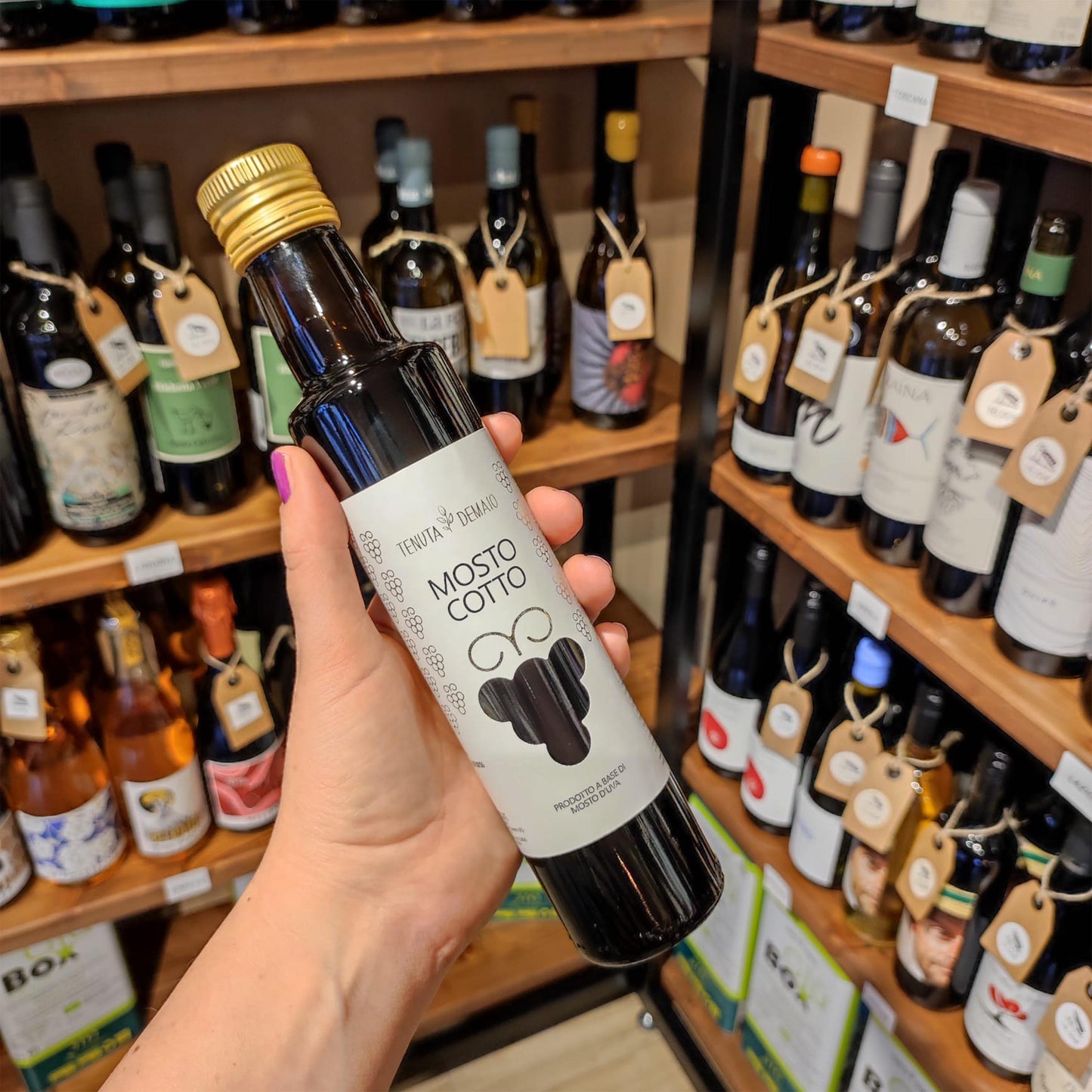 Bottiglia di Mostocotto 250ml – Tenuta Demaio, condimento tradizionale pugliese