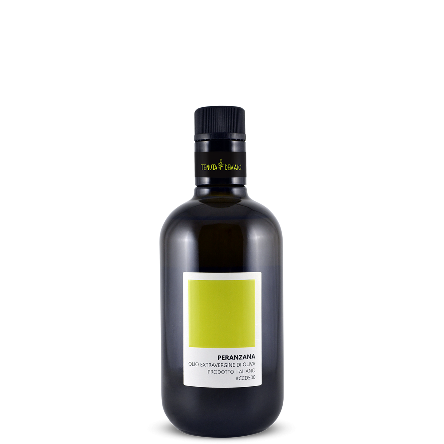 Olio extravergine di oliva biologico Peranzana – Tenuta Demaio in ambientazione rustica