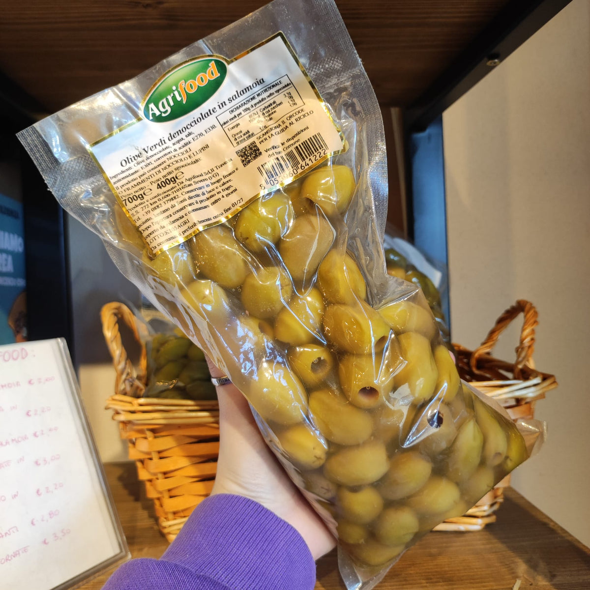 Olive Verdi Denocciolate in Salamoia 400 g – Agrifood