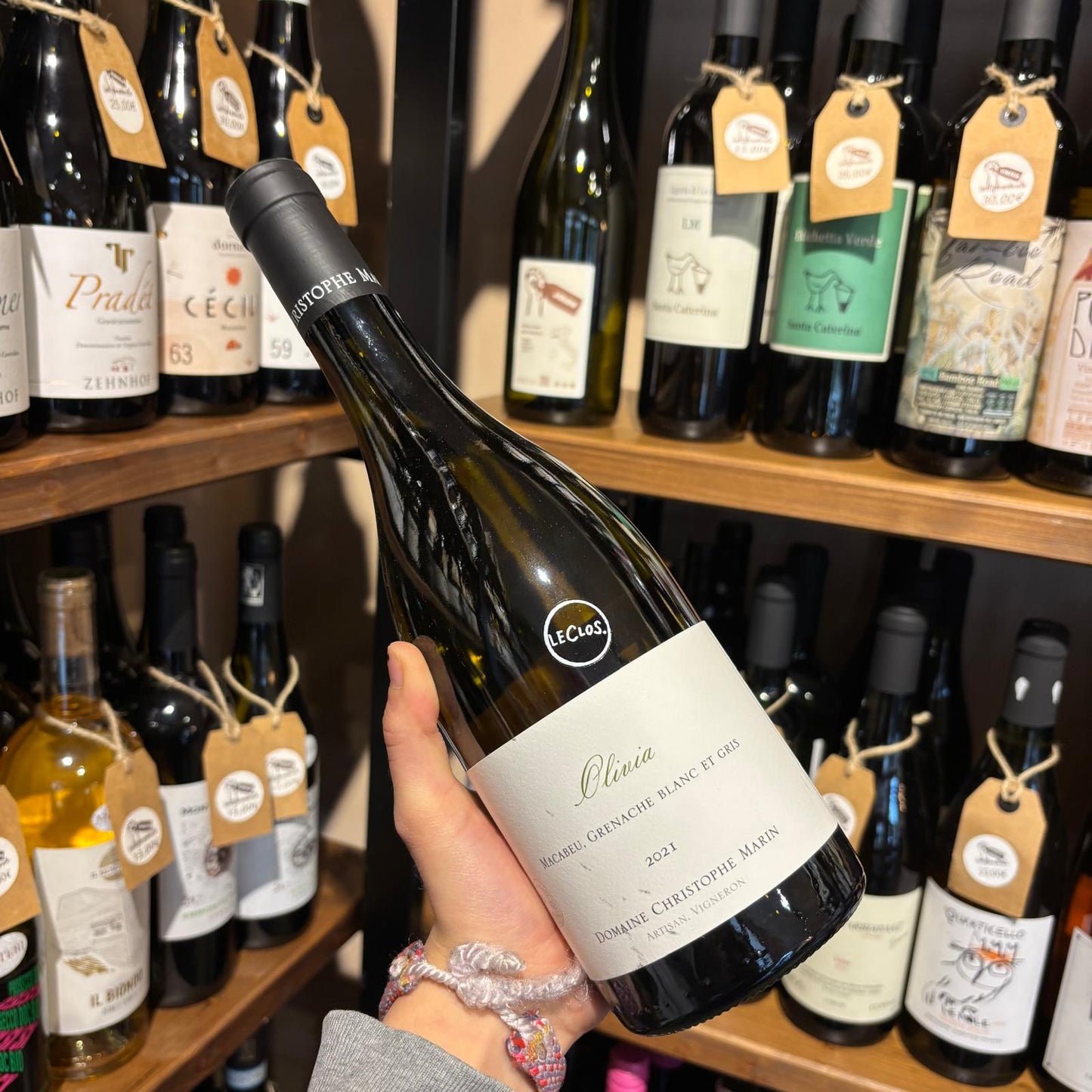 olivia 2021 christophe marin vino bianco