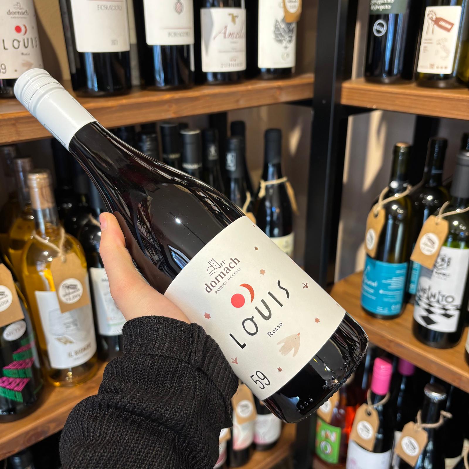 bottiglia Domach Louis rosso artigianale