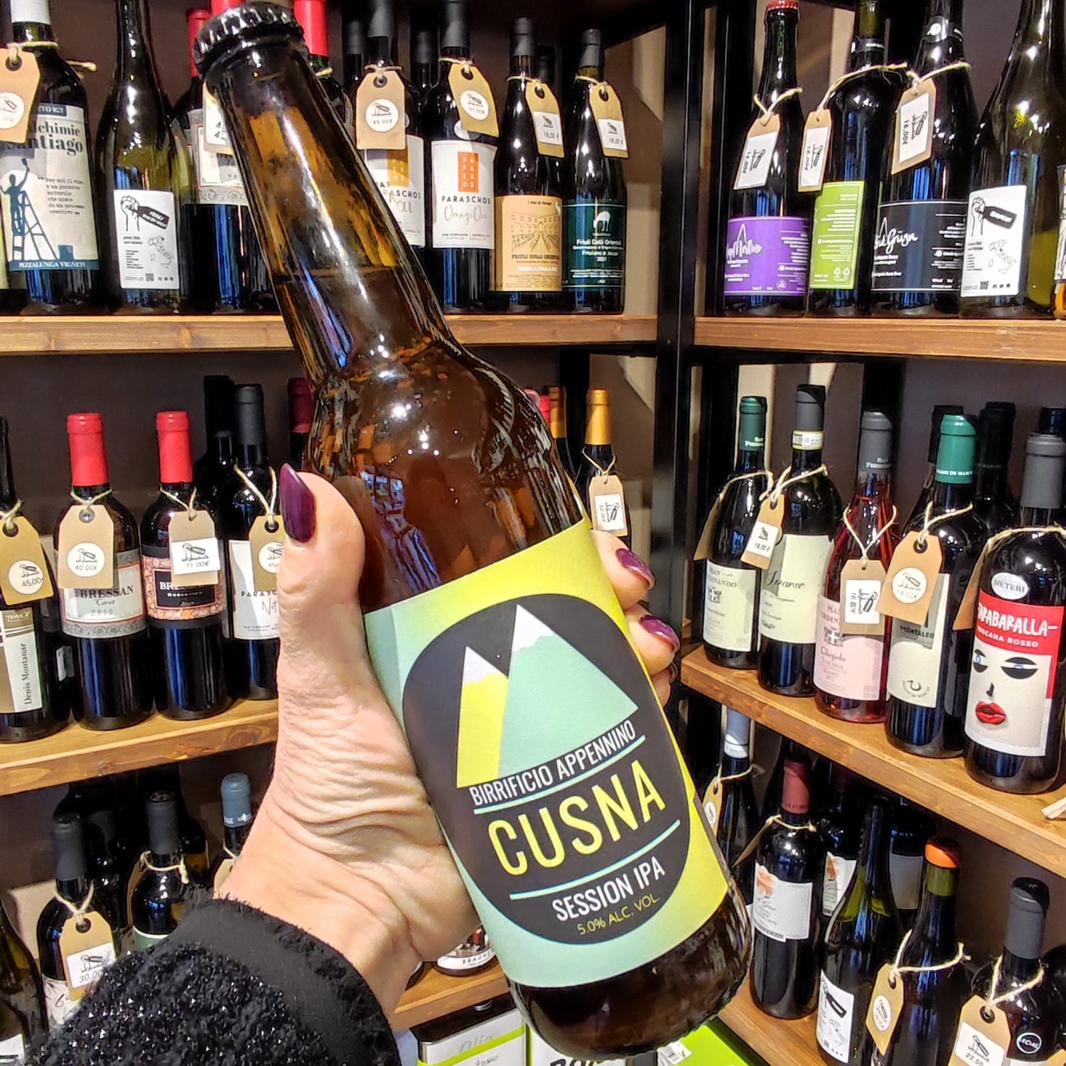 Bottiglia di Cusna – Session IPA del Birrificio Appennino