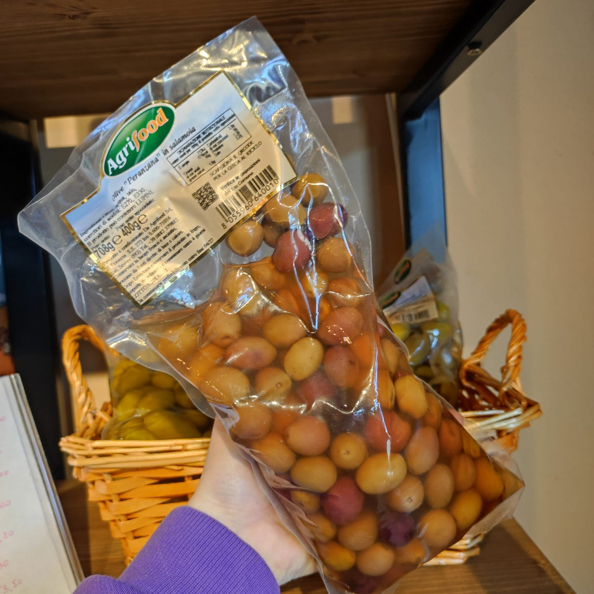 Olive Peranzana in Salamoia 400 g – Agrifood