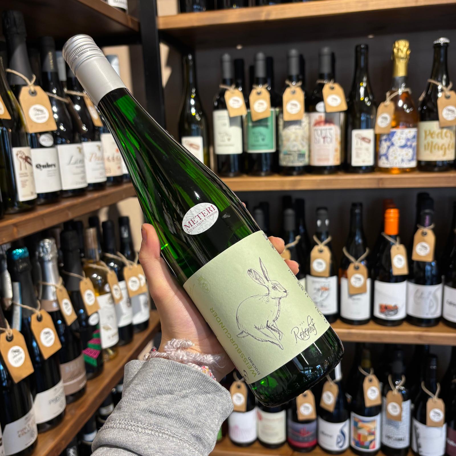 Bottiglia di Rebenhof Weissburgunder Trocken Pinot Bianco